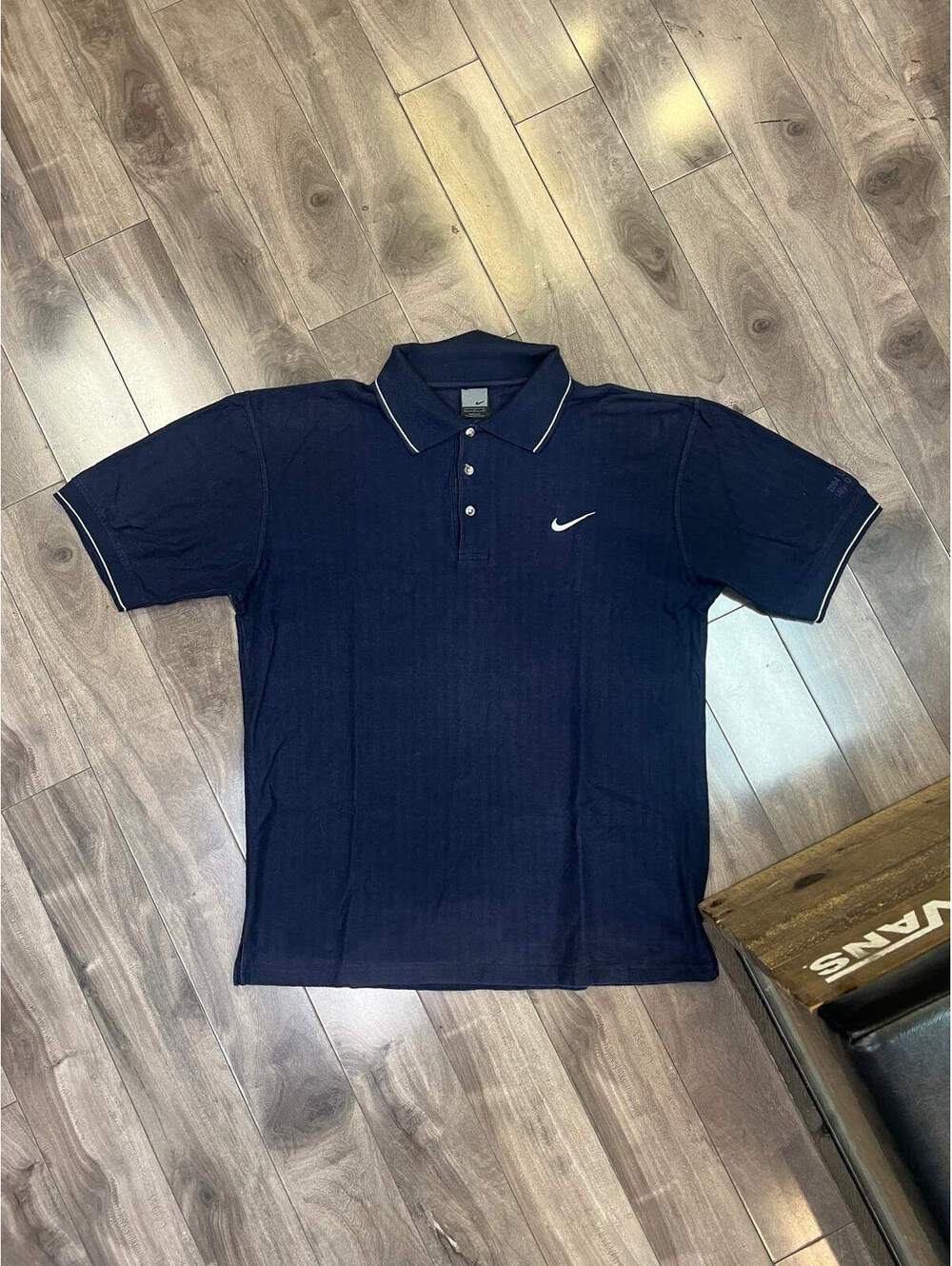 Vintage Nike Golf Polo – Navy Blue – Size Large (23x28)